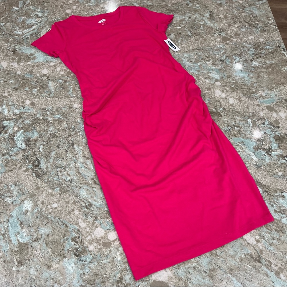 Old Navy Maternity Bodycon Pink Dress NWT